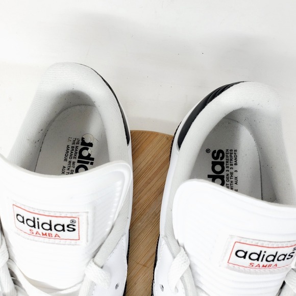 Adidas Samba OG Shoes Mens 12 White Black Soccer Low Turf Indoor Sneaker - Picture 5 of 14